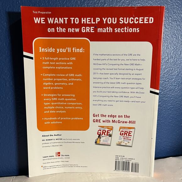 McGraw Hill's Conquering the New GRE Math - Picture 2 of 6